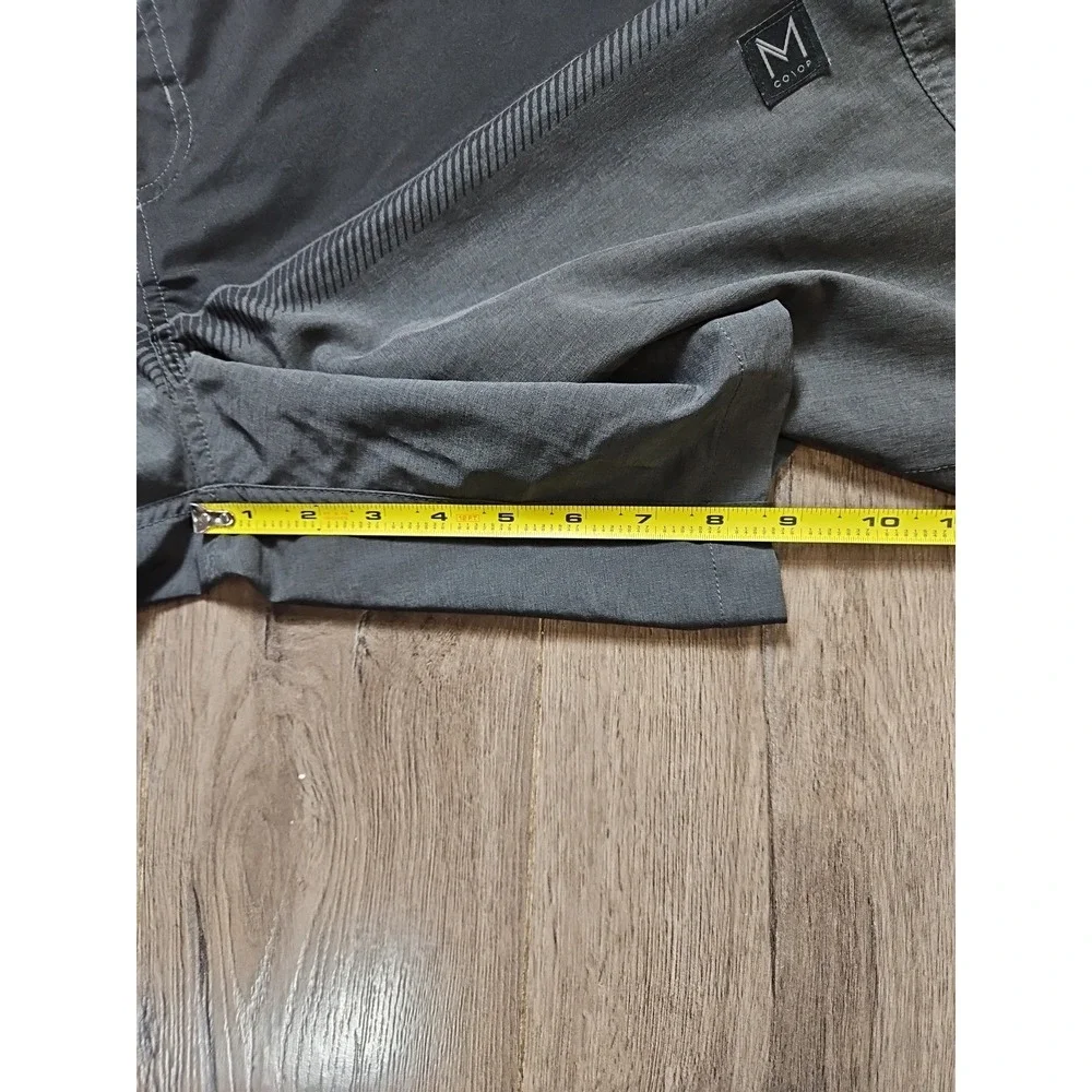 MAVEN  CO\OP SIZE 38 Black And Gray Board Shorts 9 Inch Inseam,‎  Flawless 1297